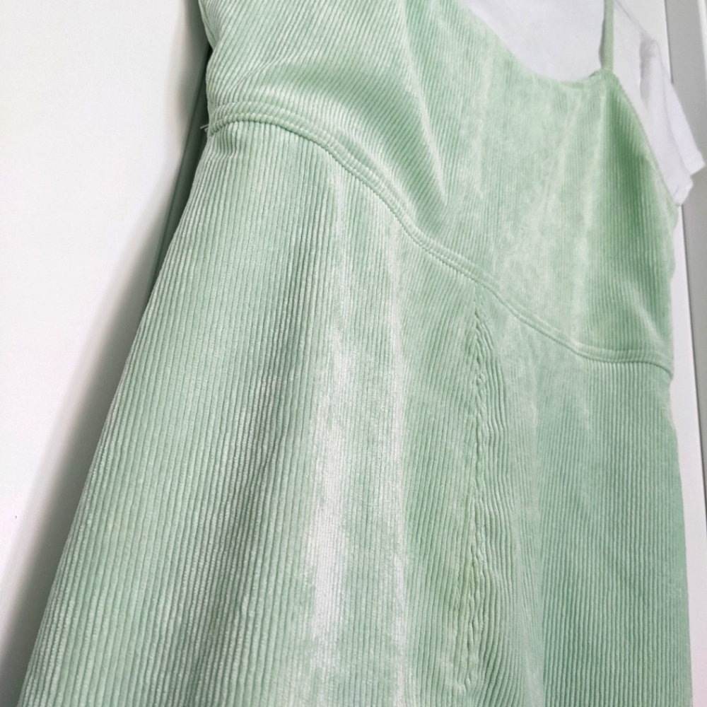 2pc Mint Cord Skater Dress Large (junior)